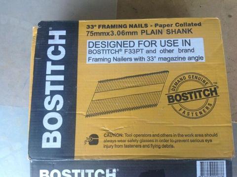 Bostitch 33* framing nails