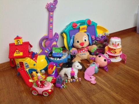 Kids assorted Fisher Price toys set