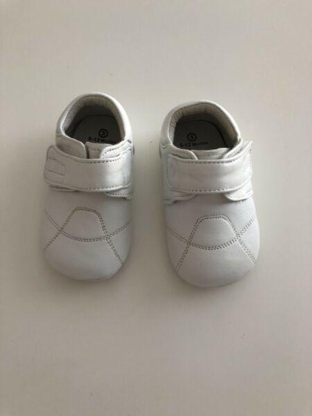Baby christening shoes