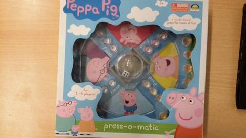 Peppa Pig Press-o-matic Beard Game plus a toy