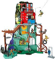 TMNT lair playset plus the figures and other