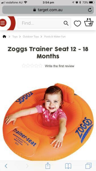 Zoggs seat trainer