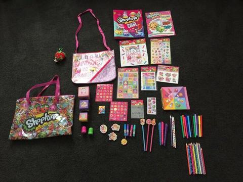 Brand new shopkins stationary and accessories $10 the lot
