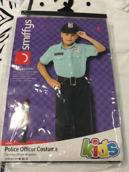 Kids police officers costume size L 10-12