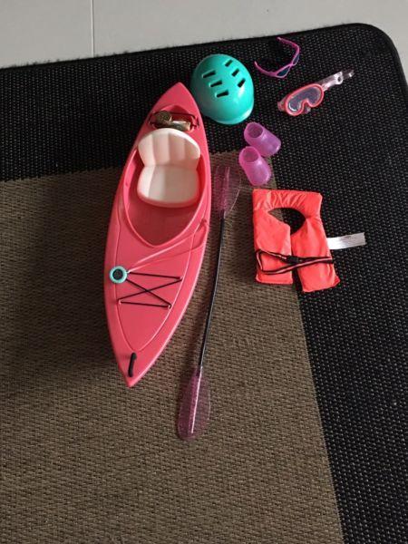 Kayak Set for Our Generation/Journey Girl/ American Girl Dolls