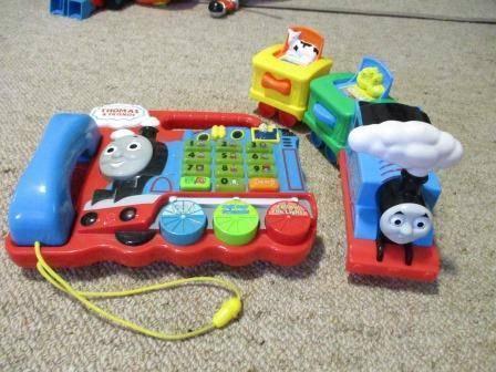 Thomas the Tank Engine VTECH Phone and My First Thomas Toys