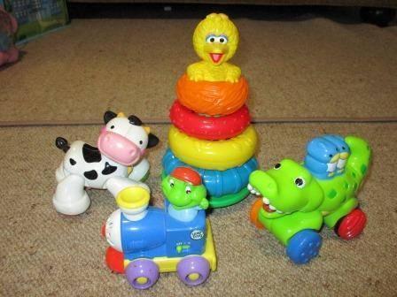 Educational Toys ~ Sesame Street, Train, Cow, Push and Go