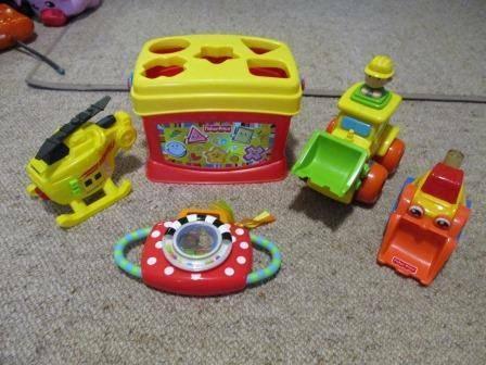 Toy Bundle with Shape Sorter, Push and Go, Camera etc