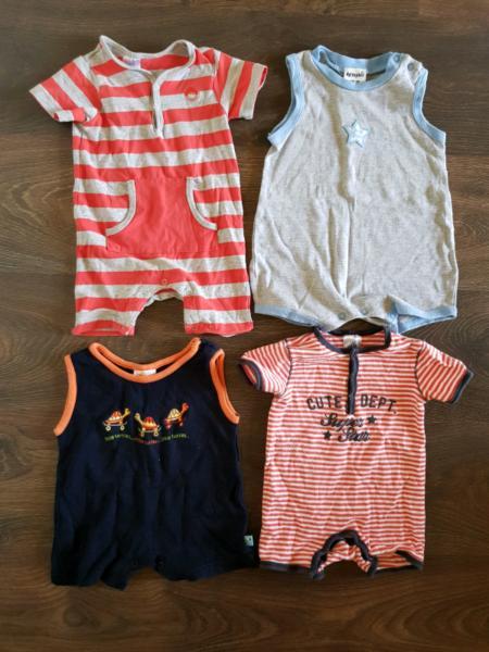 Bag of boys summer clothes size 00 for sale