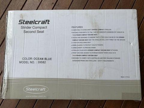 Unopened Steelcraft Compact Strider second seat