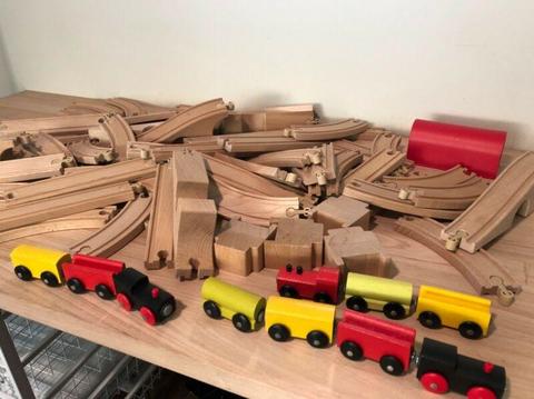 wooden Train Set