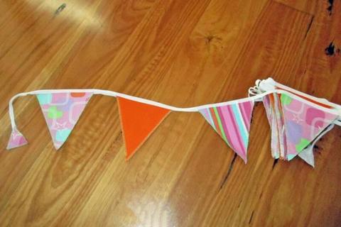 Flag Bunting - Girl Colours