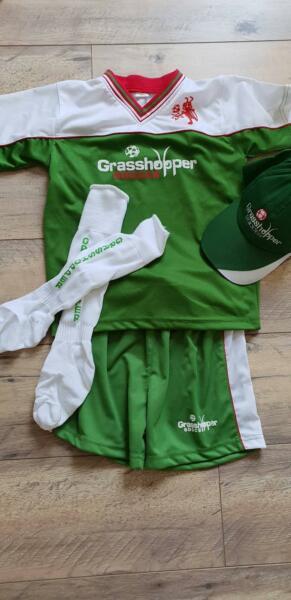 Practically new grasshopper soccer uniform