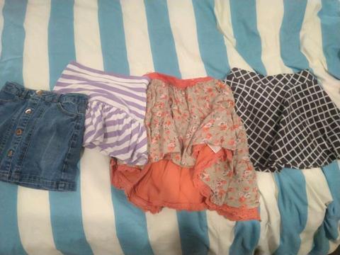 Size 4 girl's summer clothes