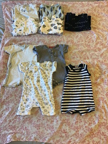 Bundle - size 00 - 9x short and long sleeved jumpsuits - FREE POSTAGE