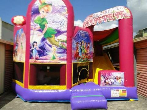 for hire tinker bell 5in1 combo jumping castle