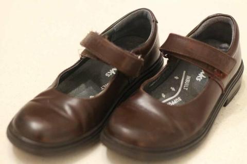 Clarks Brown Girls School Shoes; Indulge; Size 12 ½ E