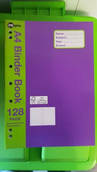 19 brand new school binder & exercise books - can post