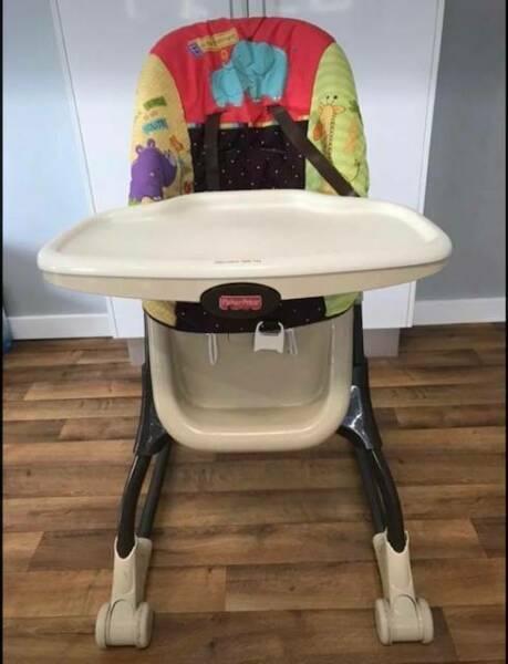 Fisher Price High Chair Jungle Theme