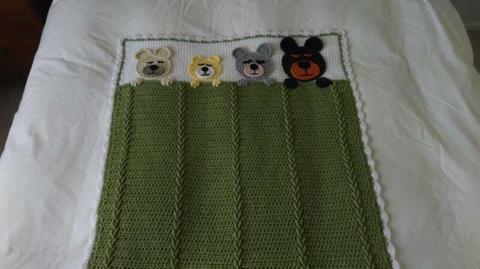 Baby blanket teddy bears