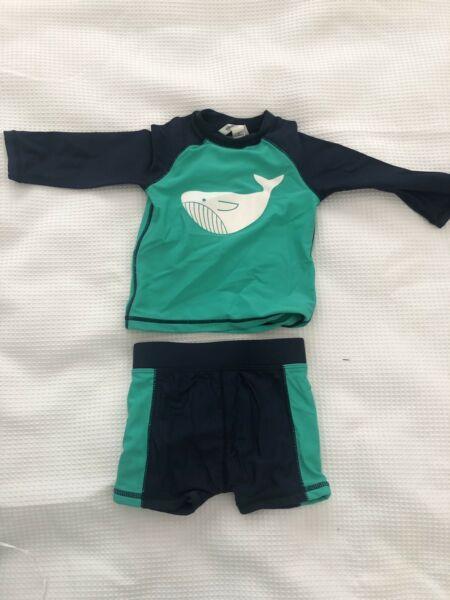 Country road baby boy swimmers size 0