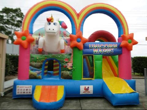 For hire unicorn jumping castle