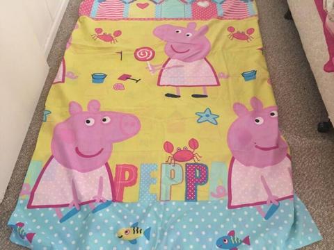 Peppa Pig Quilt Cover with pillow case