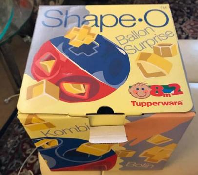 Tupperware SHAPE O - BNIB Blue & Red RRP $45