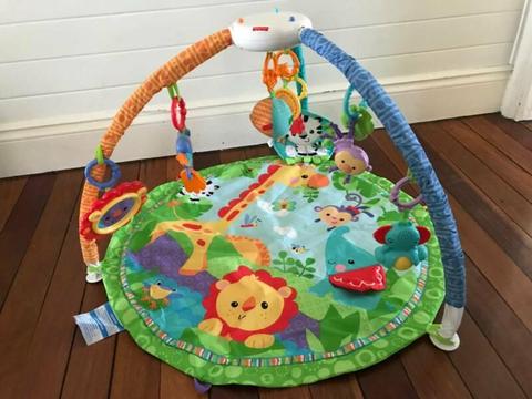 Fisher Price Rainforest Friends Baby Musical Gym (Play mat)