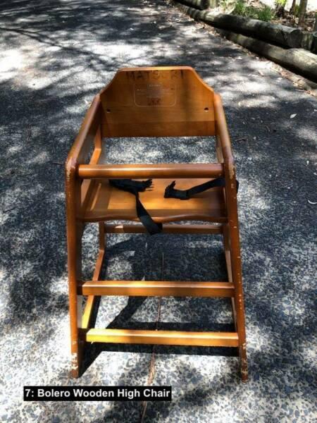 Bolero Wooden High Chair for Babies