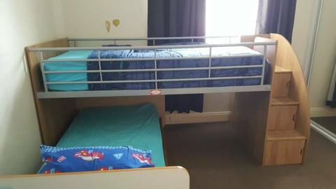 KidsBilby Loft bed with mattress