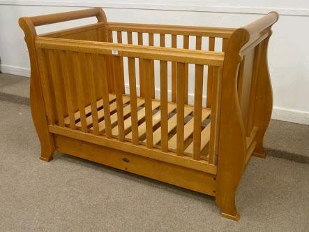 Boori country collection sleigh cot and tall boy