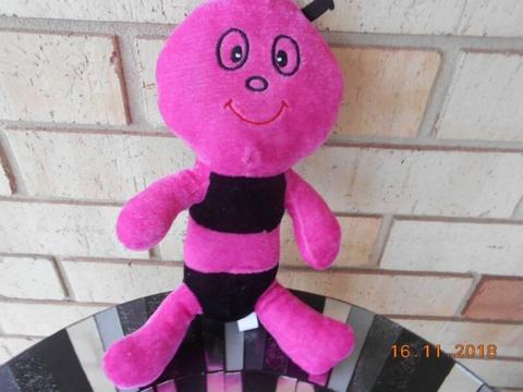 PINK BUMBLE BEE PLUSH TOY