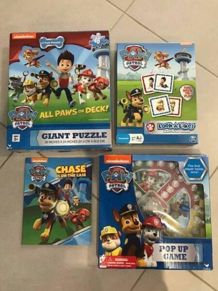 Paw Patrol - Games, Book and Puzzle - Great Condition