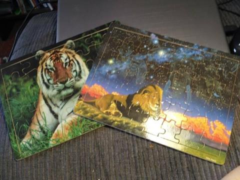 Two Animal Jigsaw Puzzles