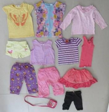 GIRLS SIZE 2/3 MIXED BAG OF CLOTHES 12 PIECES