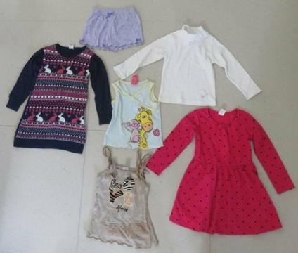 GIRLS SIZE 4 MIXED CLOTHING 6 PIECES