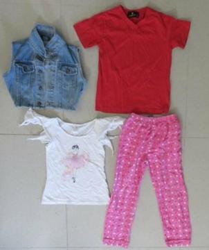 GIRLS SIZE 7 MIXED CLOTHING 4 PIECES