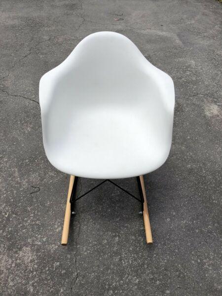 EXCELLENT CONDITION - White rocking chair x 2 EACH