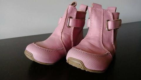 Skeanie Toddler Leather Cambridge Boots Pink - Size 23