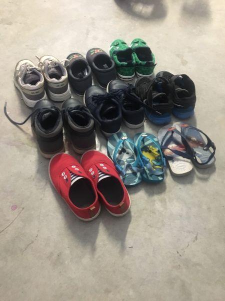 Boys shoes- from size 8-10