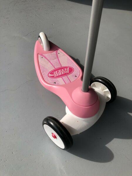 As New - Radio Flyer 3 Wheel Scooter
