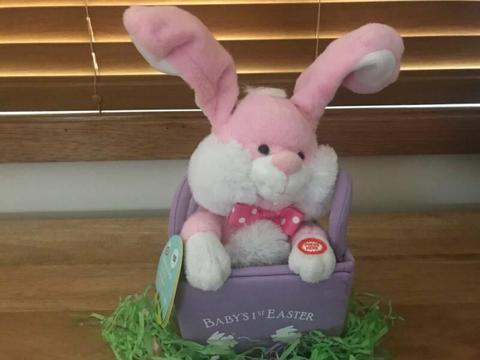 Baby's First Muscial Easter Bunny Basket