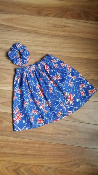 Australia Day girly skirts