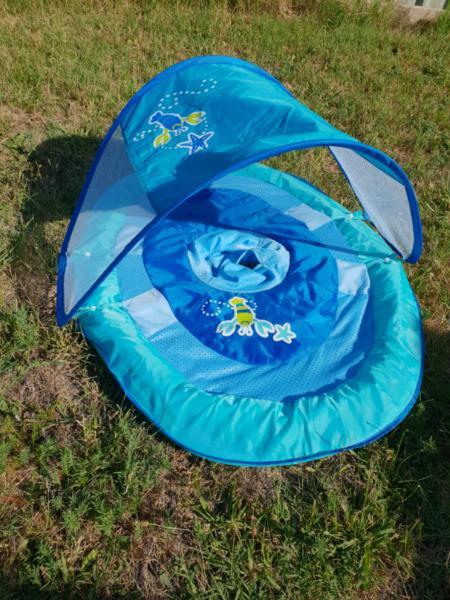 Blow up baby pool seat