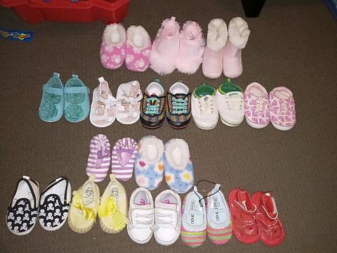 Baby shoes, up to size 2
