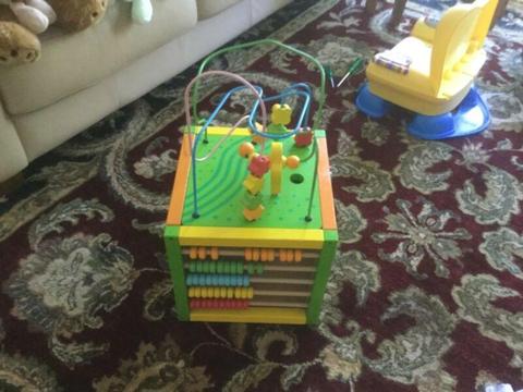 Fisher and price learning chair and learning cube