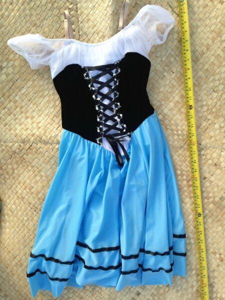 Peasant/giselle style ballet dress size child's large