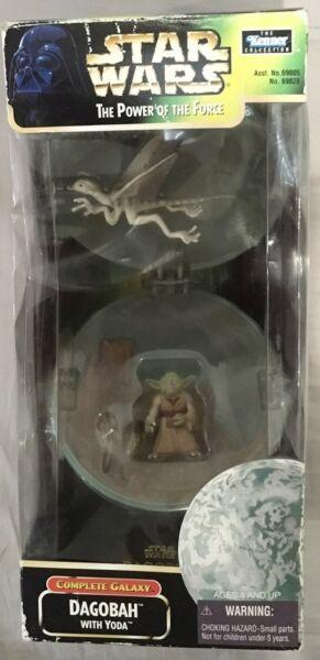 Star Wars Power Of The Force Dagobah With Yoda Figure