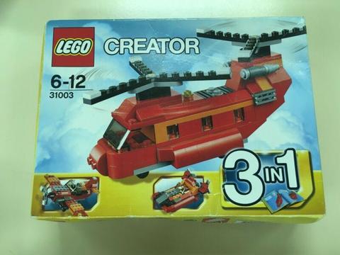 LEGO Creator 3 in 1 Set 31003 Red Rotors. NIB. Sealed
